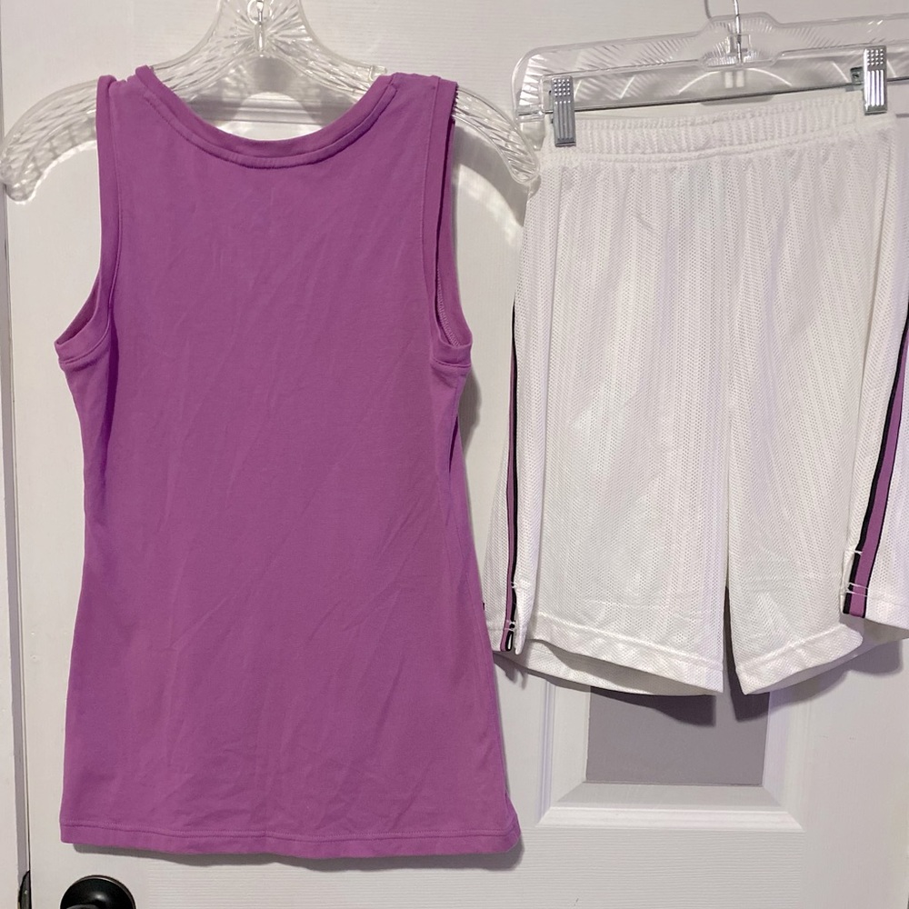 Reebok Athletic Shorts & Matching Reebok Tee Shirt